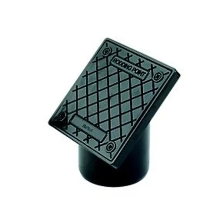 Floplast 110mm x 45 Deg Rodding Eye Point PVC Square Top / Spigot Tail