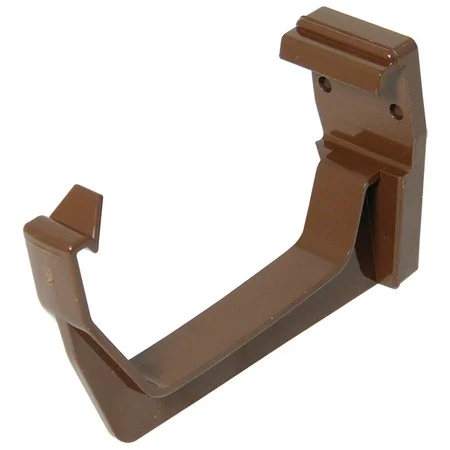 Floplast 114mm Square Gutter Fascia Bracket Brown.