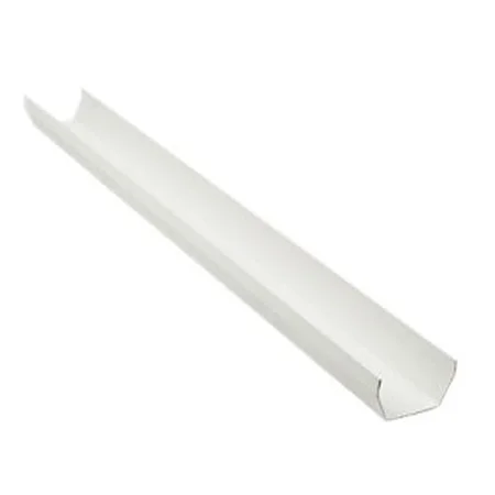 Floplast 114mm x 4MTR Square Gutter White REF RGS4