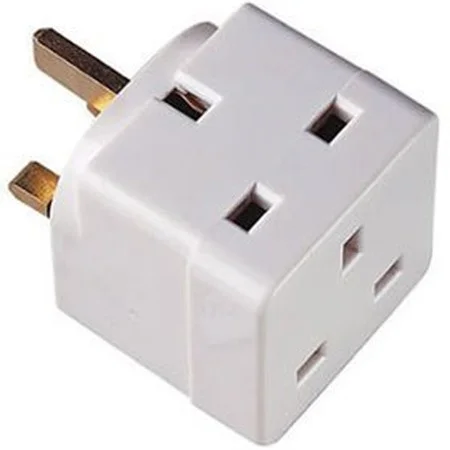 13Amp Plug Double Adaptor Ref C