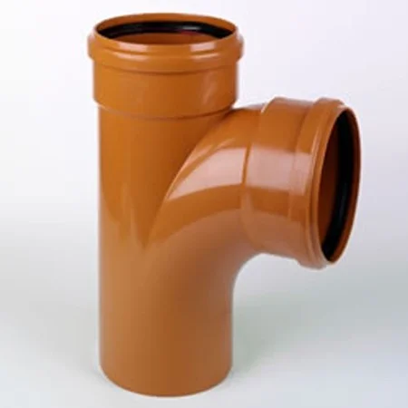 Floplast 160mm x 90 Deg Underground Deg Double Socket Junction Swept