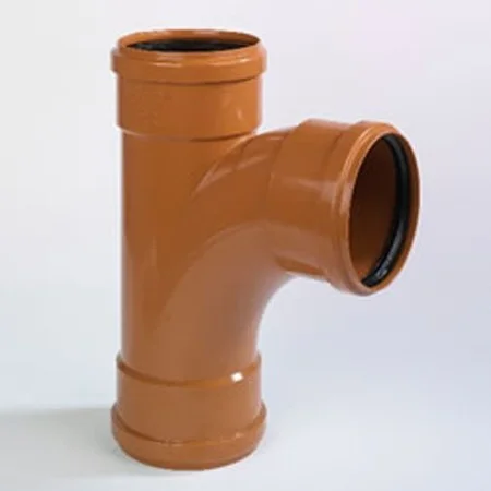 Floplast 160mm x 87.5 Deg Underground Triple Socket Junction  REF 6D191