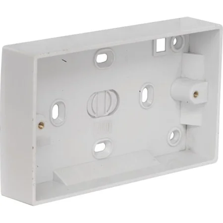 2 Gang Pattress Box Plastic 25mm Ref 1223