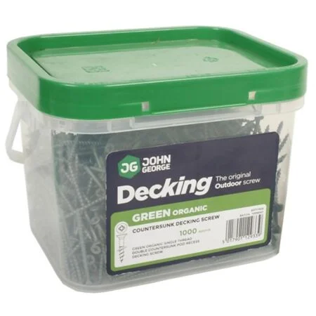 Decking Screw 8 x 2" Organic Green CSK Pozi Pack:200