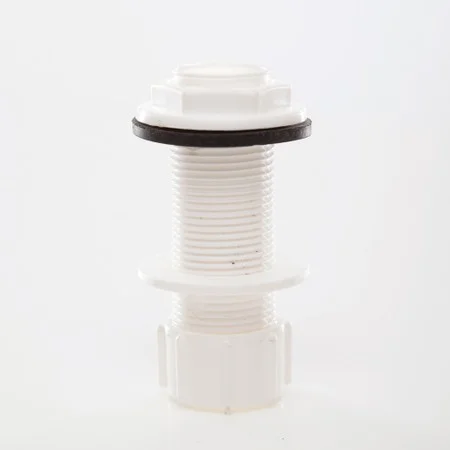 Floplast 21.5mm ABS Overflow Straight Tank Connector White REF OS14