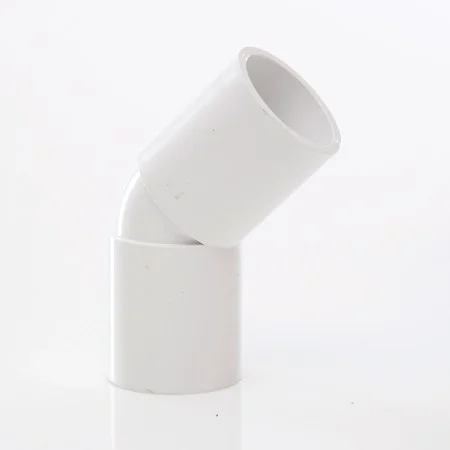 Floplast 21.5mm x 45 Deg ABS Overflow Bend White REF OS12