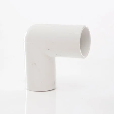Floplast 21.5mm x 90 Deg ABS Overflow Knuckle Bend White REF OS11