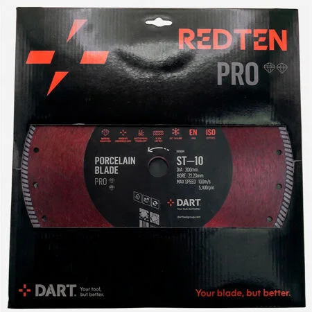 Dart Red Ten Pro St-10 Tile Diamond Blade 300Dmm x 22B Ref DB01641