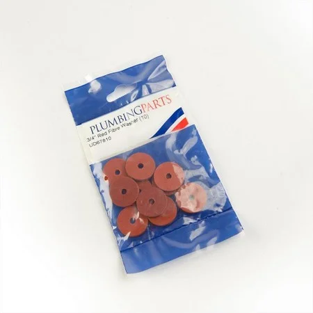 3/4 Red Fibre Washer (10) Ref UD67810