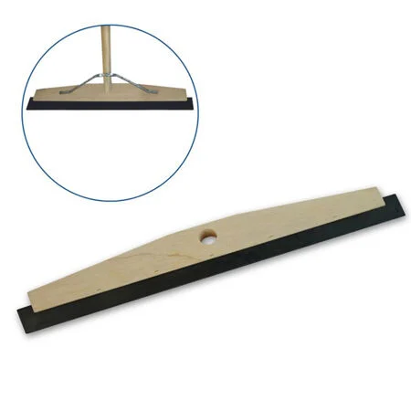 18" (457mm) Wooden Squeegee Head with Handle & Stay