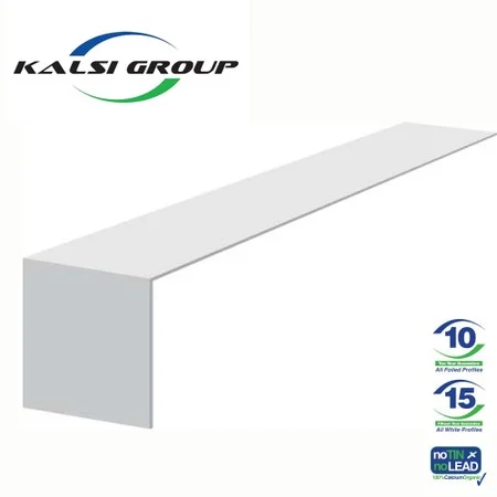 Kalsi Aquacel 300mm Square Fascia Cover Joint White