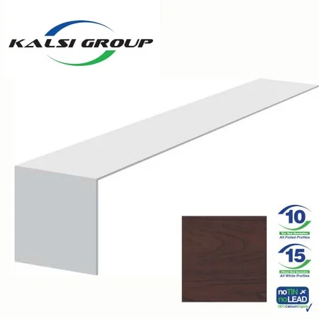 Kalsi Aquacel 300mm Square Fascia Cover Joint Rosewood