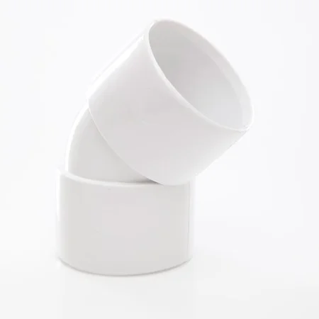 Floplast 32mm x 45 Deg ABS Obtuse Bend White REF WS18