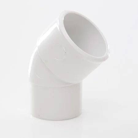 Floplast 32mm x 45 Deg ABS Spigot Bend White REF WS76