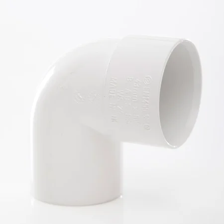 Floplast 32mm x 90 Deg ABS Swivel Bend White REF WS26W