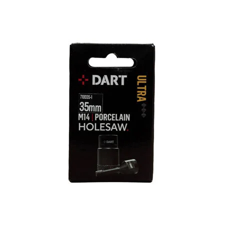 Dart Red Ten Ultra Porcelain Holesaw M14 x 35mm Ref 710035-1