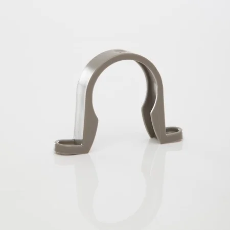 Floplast 40mm Push-fit Pipe Clip Grey REF WP35