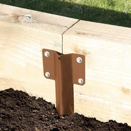 Perry 440mm No.4715 Brown Single Sleeper Straight Support Spike