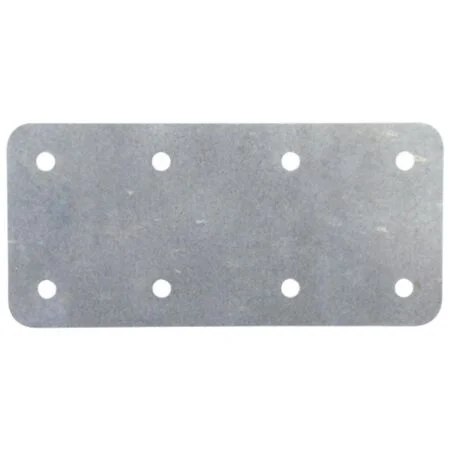Perry 170mm No.4718 Galvanised Short Internal Sleeper Straight Flat Support Plate