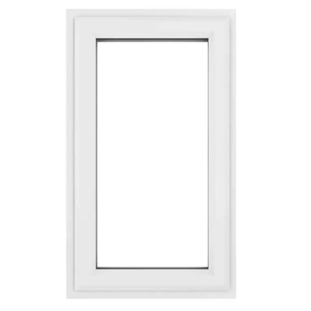 uPVC Window White Left Hand Side Hung 610mm x 1040mm Clear Glazing