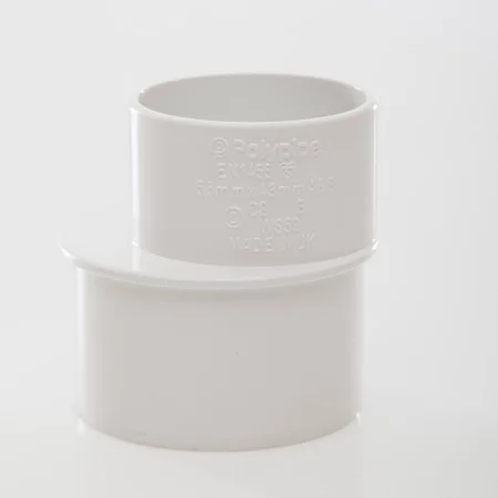Floplast 50mm-40mm ABS Reducer White REF WS40