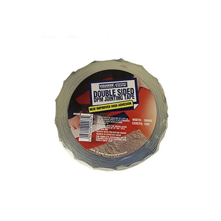 50mm x 10m Visqueen Double Sided Butyl Tape Ref RS000343