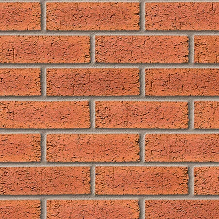 65mm Hearted Red Rustic Brick (Pack:500)