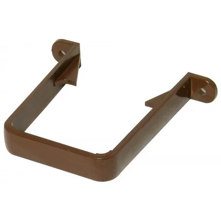 Floplast 65mm Square Downpipe Bracket Brown