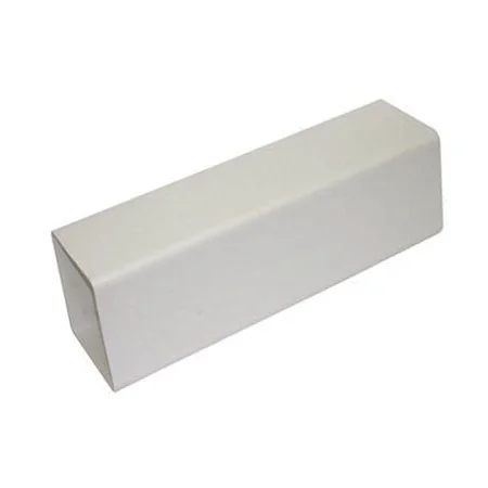 Floplast 65mm x 2.5MTR Square Downpipe White REF RPS2.5W