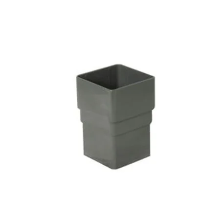 Floplast 65mm Square Downpipe Connector Anthracite RSS1AG