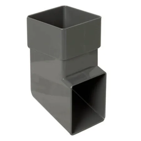 Floplast 65mm Square Downpipe Shoe Anthracite RB3SAG