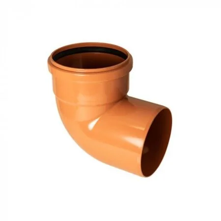 Floplast 160mm x 90 Deg Underground Single Socket Bend  REF 6D161