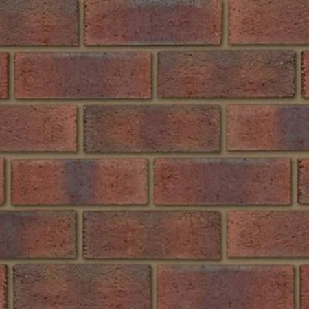 73mm New Burntwood Red Rustic Brick