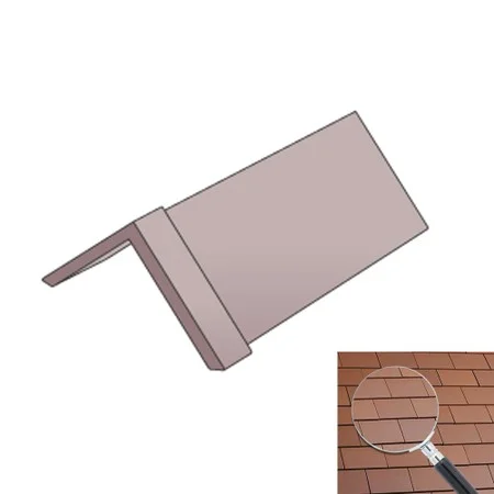 90 Degree Capped Angle Ridge Slate Red