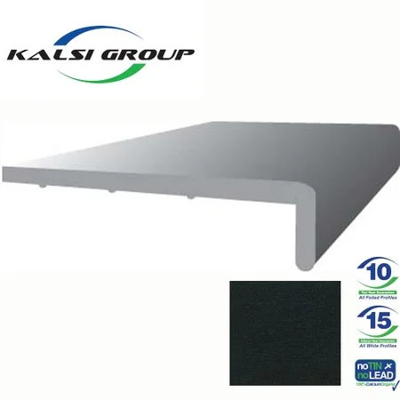 Kalsi Aquacel 9mm x 150mm Square Fascia 5m Black Woodgrain