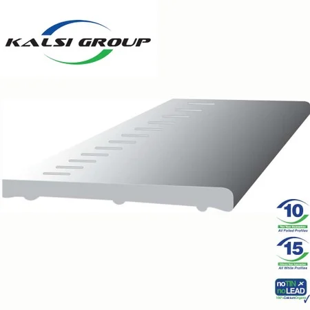 Kalsi Aquacel 5m x 300mm x 9mm White Vented Soffit