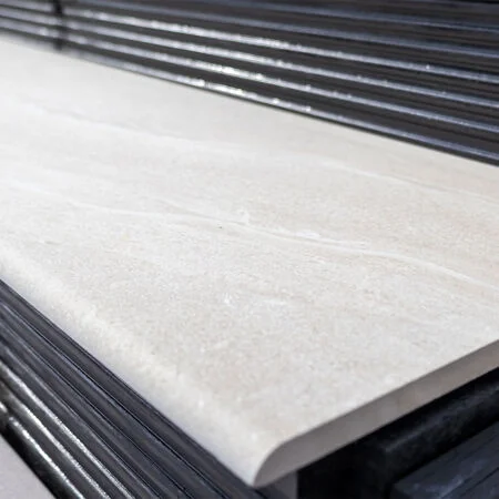 ADZ Eddystone Arena Bullnose Step 330mm x 1200mm Rectified