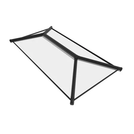 Aluminium Skylight Roof Black Ext White Int 3000mmx1500mm