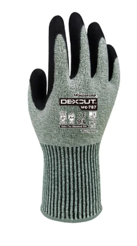 Wonder Grip Dexcut Glove Grey And Black (Size 10 / X Large) Ref WG-7871P