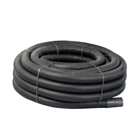 Black Perforated Land Drain 100mm x 50mtr Coil