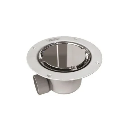 Harmer ABS Horizontal Shower Drain Mirror Finish Cap - Vinyl Floor