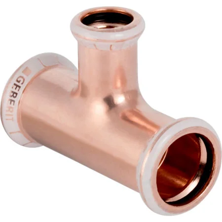 Geberit Mapress 61256 22 x 22 x 15mm Water Reduced Tee Ref 40010509