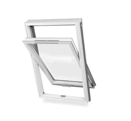 Dakea Better Safe White PVC Roof Window 55 x 98cm Ref KPV C4A B1000