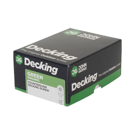 Decking Screw 8 x 2 1/2" Organic Green CSK Pozi Pack:200