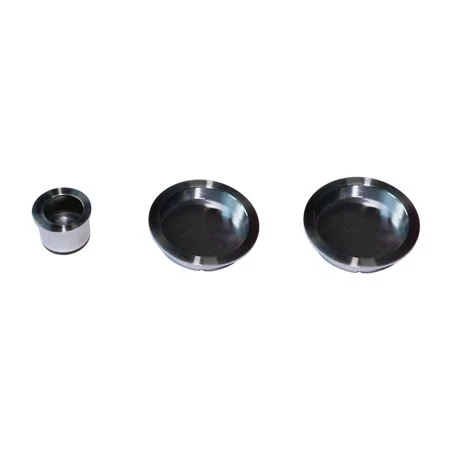 Essentials Round Flush Pull Satin Chrome 35/44mm Doors