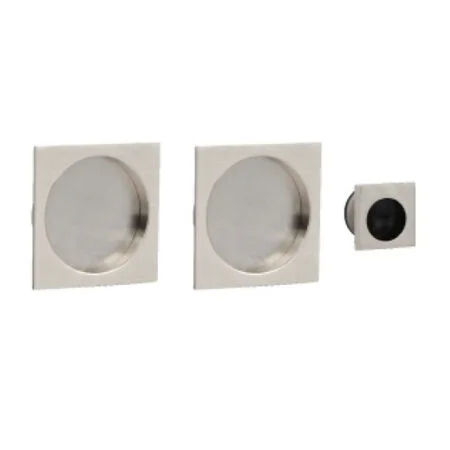Essentials Square Flush Pull Satin Chrome 35/44mm Doors