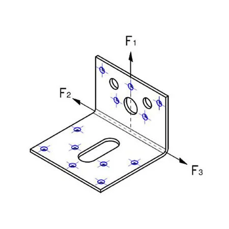 Expamet AB604060 Angle Bracket 60 x 40 mm