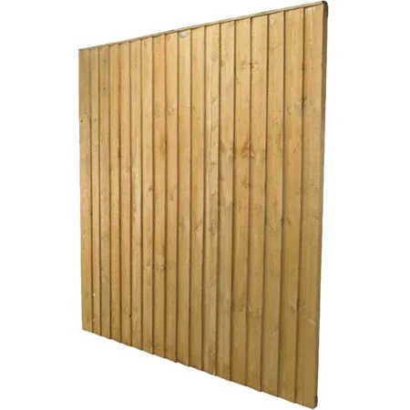 Feather Edge Fence Panel 6ft W x 3ft H