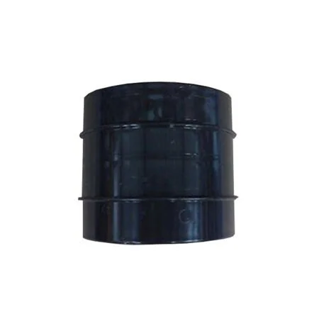 Floplast Soil Solvent Double Socket Black 110mm