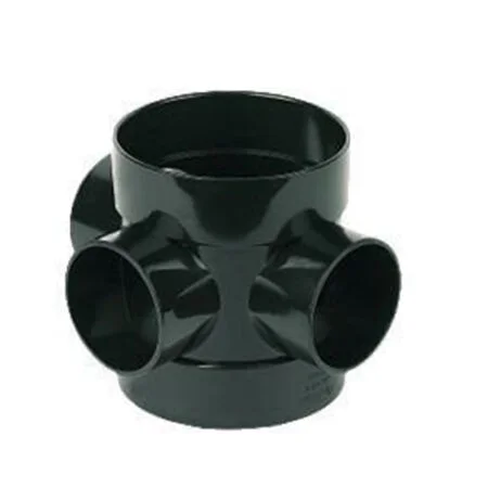 Floplast Soil Solvent Short Boss Pipe Black 110mm